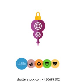 Christmas tree ornament icon 2