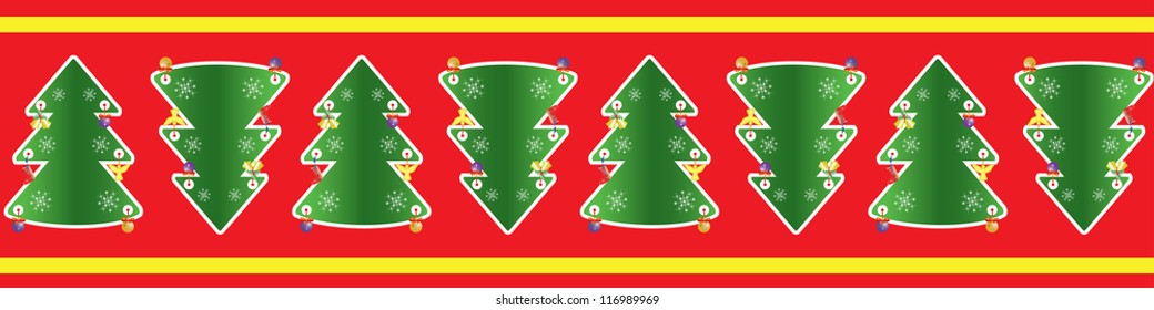 Christmas tree. packaging paper