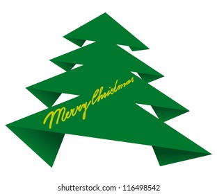 christmas tree from paper