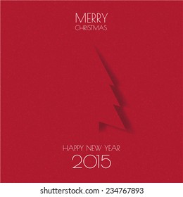Christmas tree paper background.Vector/i llustrator.