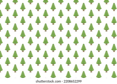 Diseño de patrones de árboles de Navidad y arte de papel pintado