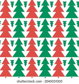 christmas tree pattern geometric background for wrapping paper design