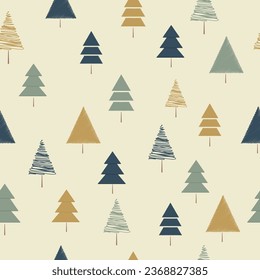 Christmas tree pattern. Merry Christmas