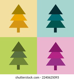 Weihnachtsbaummuster, Neujahr, Weihnachten, Weihnachten, Feiertage zum Drucken, Design-Papier, Stoffe, Geschenkverpackungen,