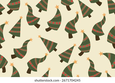 Patrones de árbol de Navidad para telones de fondo, tela, envoltura, etc.