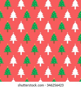 Christmas tree pattern.vector