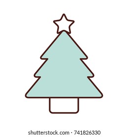 christmas tree pine decoration ornament design