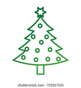 christmas tree pine natural decoration celebration
