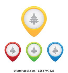 Christmas Tree Pins