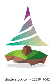 Christmas tree polygon