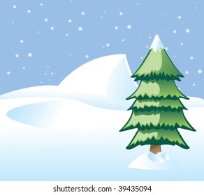 Christmas Tree Postcard