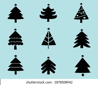 
Christmas tree - a real or artificial evergreen tree set up and decorated with lights and ornaments as part of Christmas celebrations