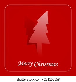 Christmas tree red