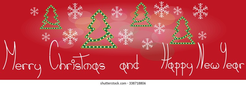 christmas tree red