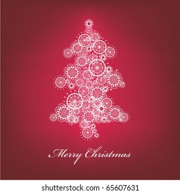 christmas tree red