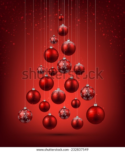 red xmas balls