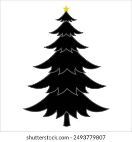 Christmas tree Royalty Free Vector Image 