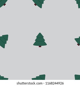 Christmas tree seamless background