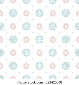 Christmas tree seamless background.
