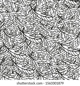 Christmas tree seamless graphic pattern