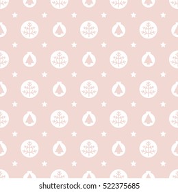 Christmas tree seamless pattern background.