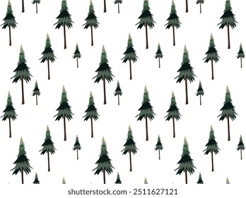 Diseño de patrón sin fisuras del árbol de navidad