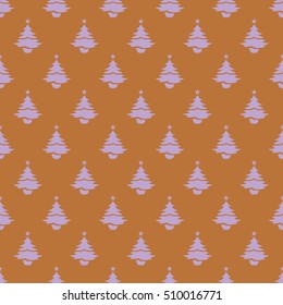 Christmas tree seamless pattern design. Christmas pattern, seamless design. Hand-drawn vector icons for sale and holiday celebrations.
