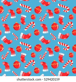 Christmas tree seamless pattern vector.Design for fashion print, wrapping, backgrounds.