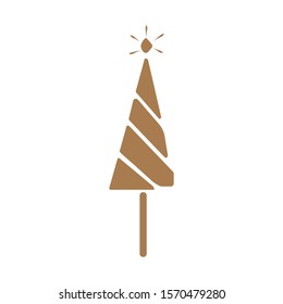 Christmas tree. set of pictures. vector