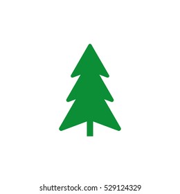 Christmas tree sign icon