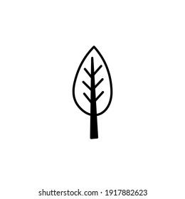 Christmas tree silhouette isolated on white background. Winter tree vector illustration. Silhouette vector illustration. Unique Christmas tree.