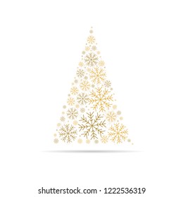 Christmas tree snowflakes 