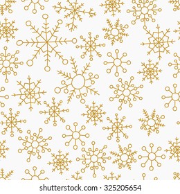 Christmas tree snowflakes greeting card invitation seamless vector pattern background