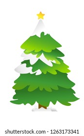 christmas tree with a star