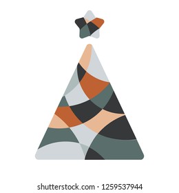 christmas tree with star in different colors