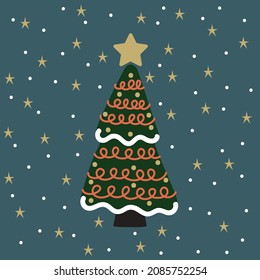 Estrella navideña Feliz Navidad 