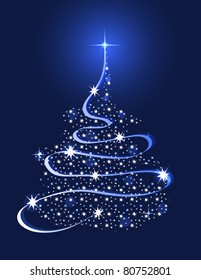 Christmas Tree with Stars