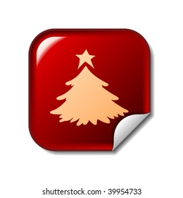 Weihnachtsbaumaufkleber