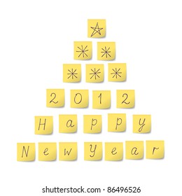 Christmas Tree of stickers