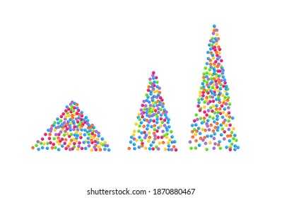 christmas tree stock vector background