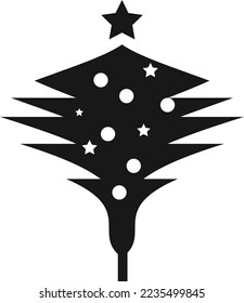 Christmas Tree Svg Vector Design	