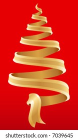 Christmas tree symbol 1. Vector version.