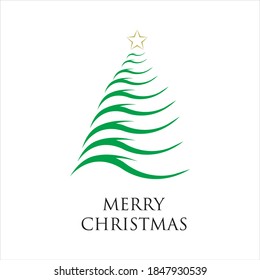  Christmas tree symbol Vector Illustration design template.