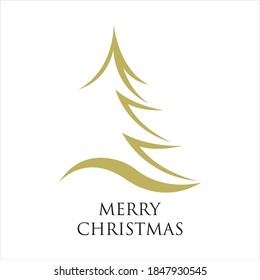  Christmas tree symbol Vector Illustration design template.