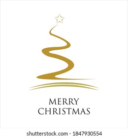  Christmas tree symbol Vector Illustration design template.