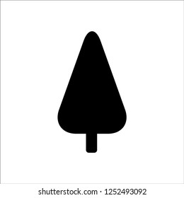 Christmas tree template icon for editing