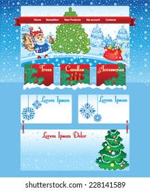 Christmas tree template on line shop