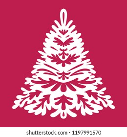 Cards Christmas Scrapbooks Decorations Lacy Green Evergreen Tree Diecuts