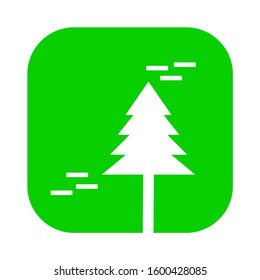 Christmas tree top vector illustration of a white background eps 10