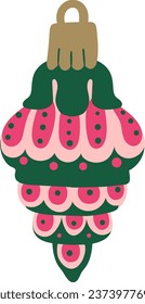 Christmas tree toy festive New Year's 